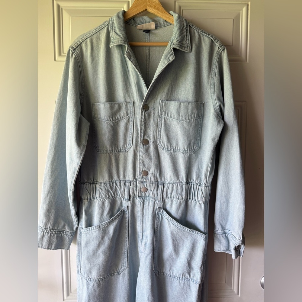Universal Thread Light Blue Denim Baggy Jumpsuit - Picture 4 of 8